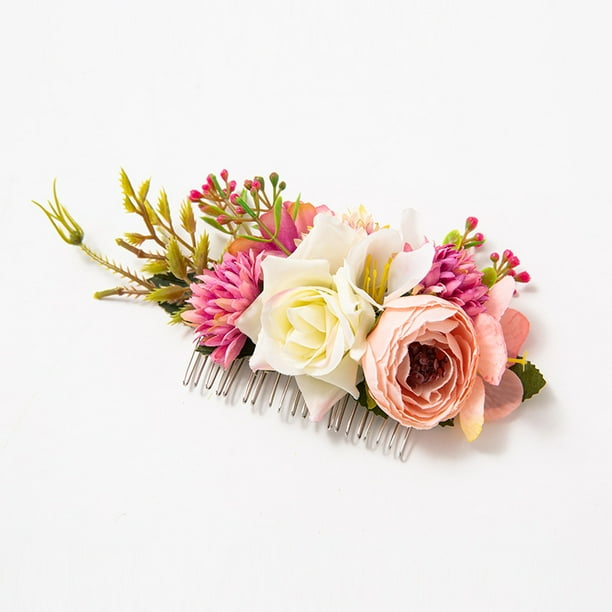 Peineta Floral XianweiShao para Novias y Damas de Honor