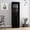 Black, variant on Black Classic Bar Cabinet Featuring Twelve Built-in Wine Rack And Two Drawers, 15.79in W X 61.58in H 18.05in D Drawers With Rack, 15.79 In. W, 18.05 D, 61.58 H, 82.62 Lb Wt
