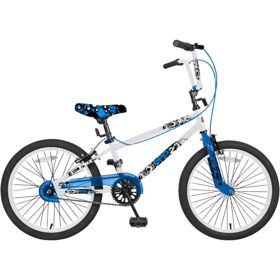 20 Pro20 Boy s BMX Bike White and Blue