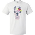 thumbnail image 3 of Inktastic Cute Llama with Flower T-Shirt, 3 of 5