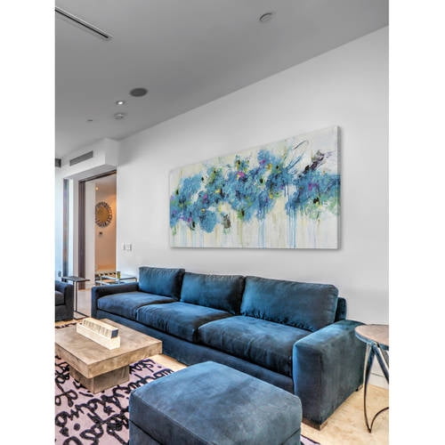Marmont Hill ''Center Piece I-3'' by Julie Joy Painting Print on Wrapped Canvas