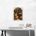 thumbnail image 2 of ARTCANVAS Chaucer At The Court Of Edward III 1847 Canvas Art Print by Ford Madox Brown - Size: 18" x 12" (0.75" Deep), 2 of 9