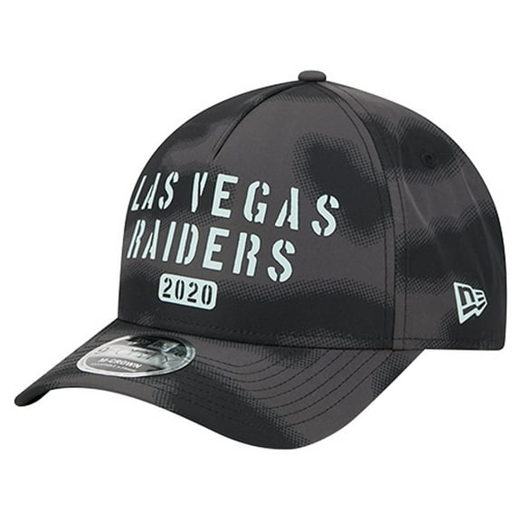Men's New Era Gray Las Vegas Raiders Halftone Camo 9FORTY Hat