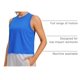 thumbnail image 4 of Remera CRZ YOGA Crop de Algodón Pima Cuello Alto Azul Talle S, 4 of 6