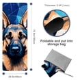 thumbnail image 4 of Shepherd Dog Gym Towel with Storage Bag, 72.8"x26.8", Suitable for Yoga, Pilates, Fitness, etc. - Yoga Towel, Yoga Blanket, Yoga Blankets, 4 of 6