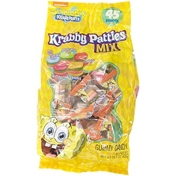 Nickelodeon Spongebob Squarepants Krabby Patty Gummy Candy