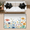 Multicolour 4, variant on CURLYOOT Wild Flowers Floral Area Rug 3x5 Ft Rugs for Entryway Entrance Kitchen, Washable Non Slip Indoor Floor Carpet for Bedroom Living Room