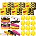 thumbnail image 1 of Set de regalos para fiestas MTLEE para softball con 12 bolsas de papel y pulseras, 1 of 7