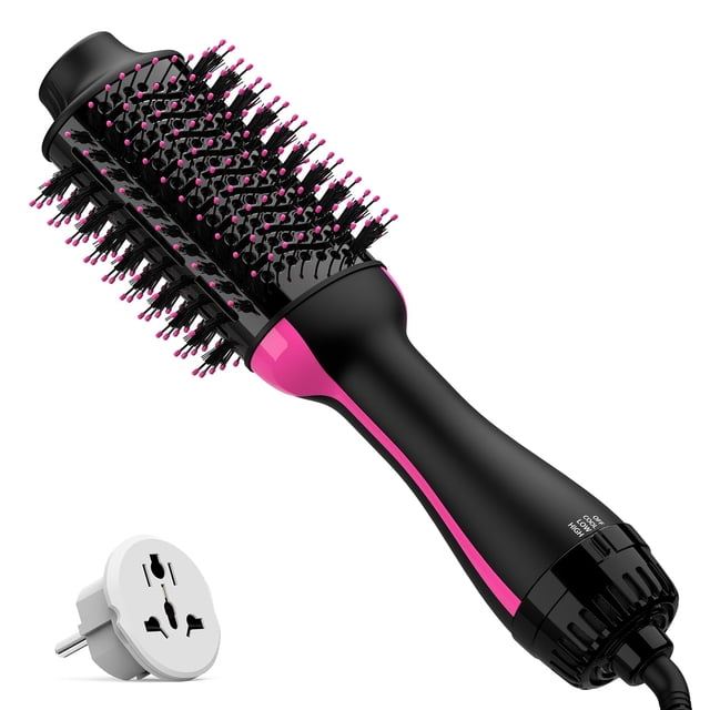 Cepillo para secador de pelo Umeely de doble voltaje con iones negativos antiencrespamiento