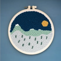 Set of Embroidery Material Package   1 Stamp Pen Home Diy Poke Crewel Embroidery Material Lovely Design Decorative Handmade Gift Diy Knitting Diy