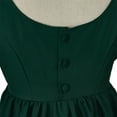 thumbnail image 4 of Jacenvly New Cocktail Dresses for Women Dance Elastic Short Sleeved Dress Women Formal Dresses Army Green Xxl, 4 of 8