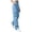 Light Blue, variant on Luvrsol Women Cargo Wide Leg Pants Elastic Drawstring Waist Casual Straight Long Trousers with Multi Pockets S-2XL
