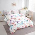 thumbnail image 3 of Feelyou Fashion Cowgirl Boot Bedding Comforter Set 7pcs, Princess Bowknot Ribbon King Bedding Sets, Cartoon Stars Print Reversible Bed Sheets, Luxury Bedroom Decor, 3 of 8