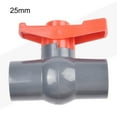 thumbnail image 1 of válvula de bola de PVC para tubería de suministro de agua con conector adhesivo deslizante, 1 of 4