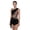 Dusty Pink, variant on RUNQHUI Women Color Block Lyrical Dance Bodysuit Ruched Fringe Trim Figure Skating Gymnastics Leotard Royal Blue S
