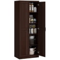 thumbnail image 1 of HOMCOM 63" Pantry Cabinet, Kitchen Storage Cabinet with Adjustable Shelves, 1 of 10