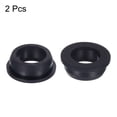 thumbnail image 3 of Unique Bargains Black Rubber Grommet 1.48 Inch OD 1 Inch ID, 2Pcs Seal Protection Cable Grommets Flexible Cable Pipe, 3 of 5