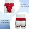 thumbnail image 2 of JOCKMAIL Men's Jock Strap Athletic Supporter Wide Belt Comfortable Men Sport Underwear for Gym Sport, 2 of 6