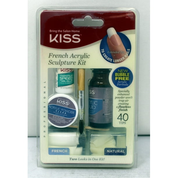 Kiss Bring the Salon Home French Acrylic Sculpture Kit