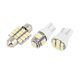 thumbnail image 1 of 12 Pcs Mapa Blanco Led Luces Interior Kit de Paquete Set, 1 of 1