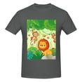 thumbnail image 4 of Bingfone African Animals In The Jungle Men'S Loose Fit Short-Sleeve Pocket T-Shirt, 4 of 7