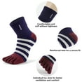 thumbnail image 3 of Unisex Five-Toe Sports Socks - Perfect for Running and Daily Wear 3 Pairs, 3 of 7