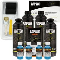 Raptor Safety Blue Urethane Spray-On Truck Bed Liner Roller,Tray, Brush, 4 Liters