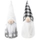 thumbnail image 1 of 2pcs Christmas Lovely Plaid Faceless Doll Christmas Gift Creative Window Display, 1 of 3