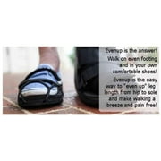 EVENup Shoe Balancer/Leveler - Equalize Limb Length and Reduce Body Strain While Walking (Shoe Size - Small : 5.5 - 8.5)