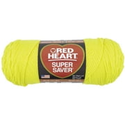 Red Heart Super Saver Medium Acrylic Bright Yellow Yarn, 364 yd
