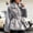 Gray, variant on Fall Jackets Women Faux Fur Coat Lapel Open Front Belted Fuzzy Winter Jacket,Sizes S-3XL