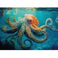 thumbnail image 4 of Rompecabezas Cross & Glory Deep Blue Octopus Odyssey 1000 piezas, 4 of 9