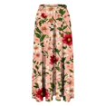 thumbnail image 5 of Arlun Bohemian Long Skirts for Women Elastic High Waist Floral Pleated A-Line Maxi Skirts 2026 Trendy Beach Vacation Outfit Loose Lightweight Flowy Summer Skirt with Pockets 24-Pink XL, 5 of 6