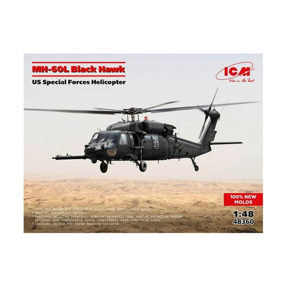 ICM MH-60L Black Hawk US Special Forces Helicopter New