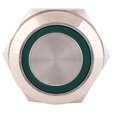 thumbnail image 4 of 2 unids 12 ~ 24VDC 19mm autoblocante interruptor de botón 1NO 4PIN interruptor de botón de metal (verde), 4 of 8