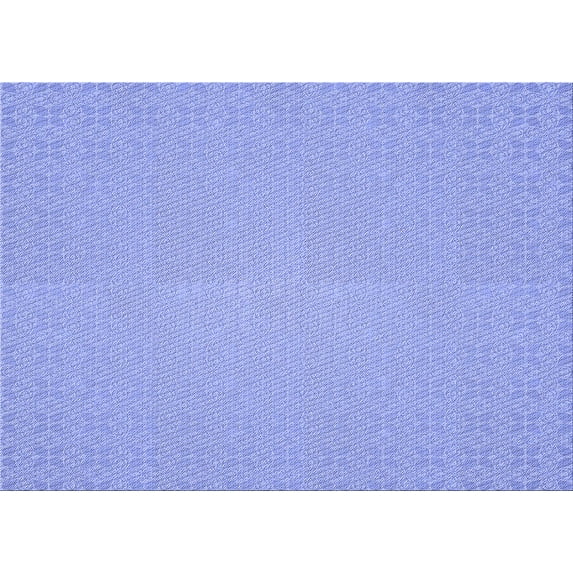 Ahgly Company Indoor Rectangle Patterned Light Slate Blue Area Rugs, 7' x 10'