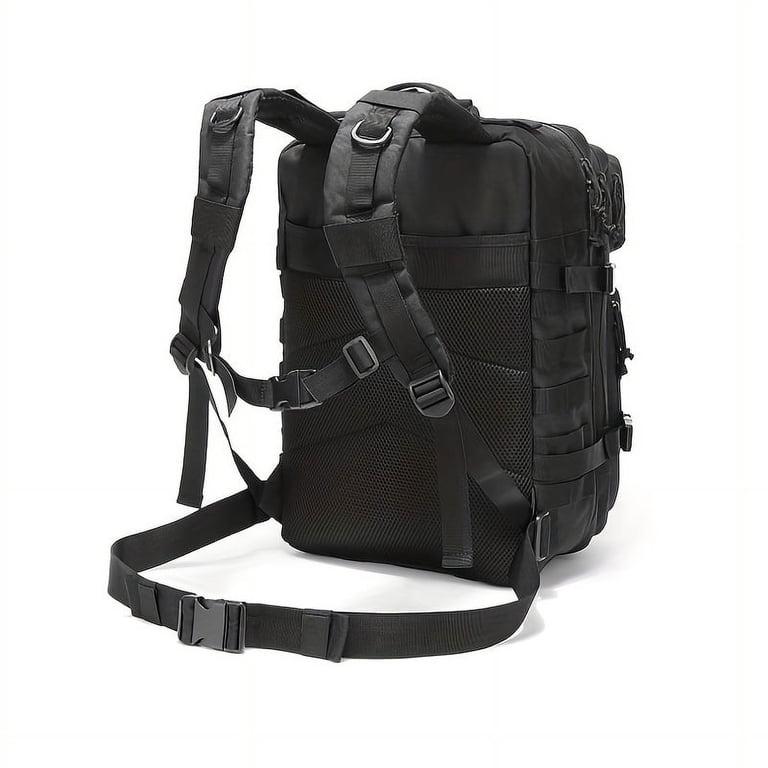 best tactical backpack with laptop compartment AMHEH 32L Backpack, 17 Inch Suspended Compartment, Black Daypack backpack Closure Type Tactical Military Laptop Polyester Durable
