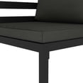 thumbnail image 6 of vidaXL 6 Piece Patio Lounge Set with Cushions Aluminum Anthracite, 6 of 9