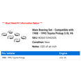 thumbnail image 2 of Main Bearing Set - Compatible with 1988 - 1995 Toyota Pickup 3.0L V6 1989 1990 1991 1992 1993 1994, 2 of 2