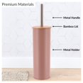 thumbnail image 2 of Evideco French Home Goods Will Commercial Toilet Brush & Holder Set with Toilet Brush, Brown, 2 of 8