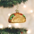 thumbnail image 2 of Vidrio soplado para árbol con adornos navideños del Viejo Mundo para tacos, 2 of 6