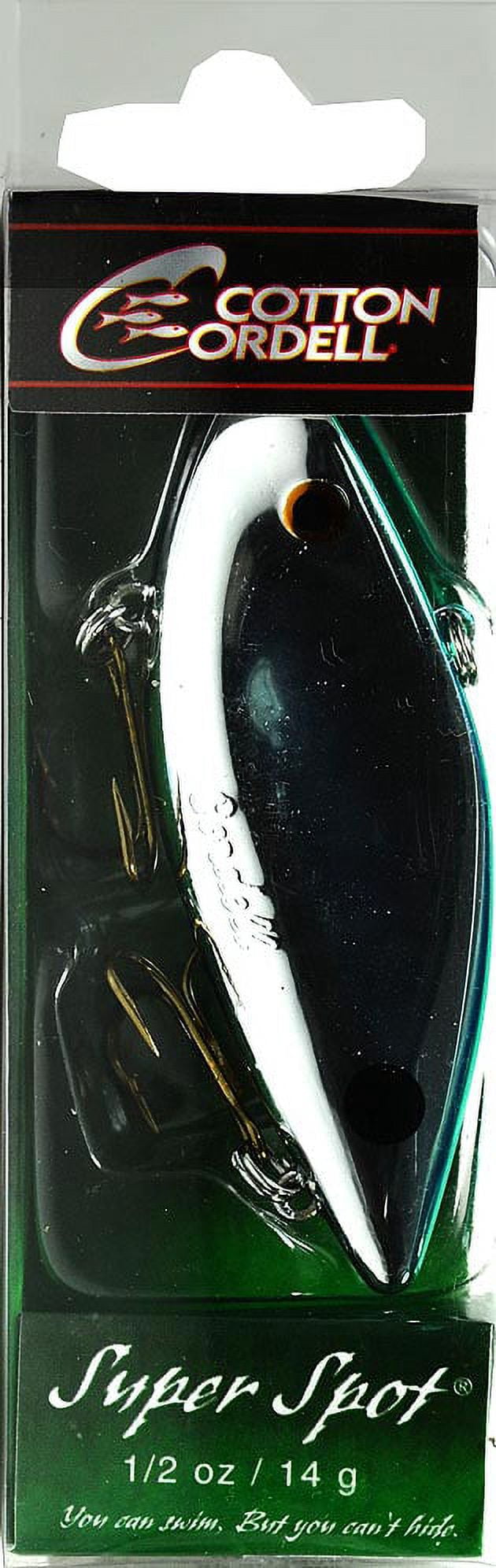 Cotton Cordell Super Spot Lipless Crankbait 3" Chrome Blue Back 1/2 oz.