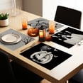 thumbnail image 5 of Halloween Placemats Pumpmkin Ghost Bat Branches Set of 4 Table Mats Gothic Table Decorations Home Party Kitchen Dining Table Supplies 12x18 Inch, 5 of 5