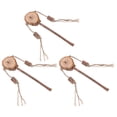 thumbnail image 3 of Shisuyan 3 Pcs Rattle-drum Shape Cat Flirting Sticks Cat Teaser Toys Teeth Grinding Toys, 3 of 8