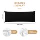 thumbnail image 3 of Balery Black Funda Protectora para Almohada Corporal de Algodón Hipoalergénico con Cierre(55 x 21 pulgadas), Almohadas No Incluidas, 3 of 7