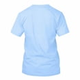 thumbnail image 6 of TKKCS Mens Short Sleeve T-Shirt with Print Pocket- Pullover Lightweight Summer Casual Breathable Crew Neck Tees Light Blue Size 2XL, 6 of 7