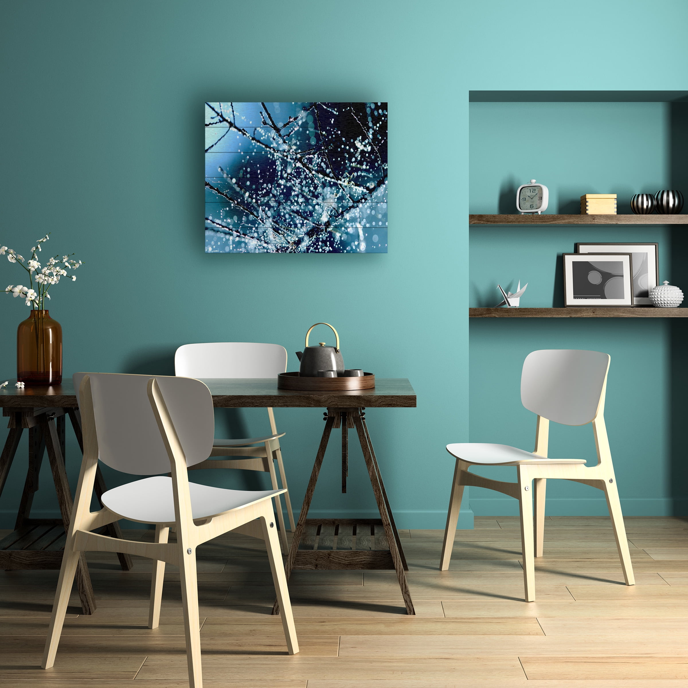 Trademark Fine Art 'Blue Rhapsody' Wooden Wall Art Art by Beata Czyzowska Young