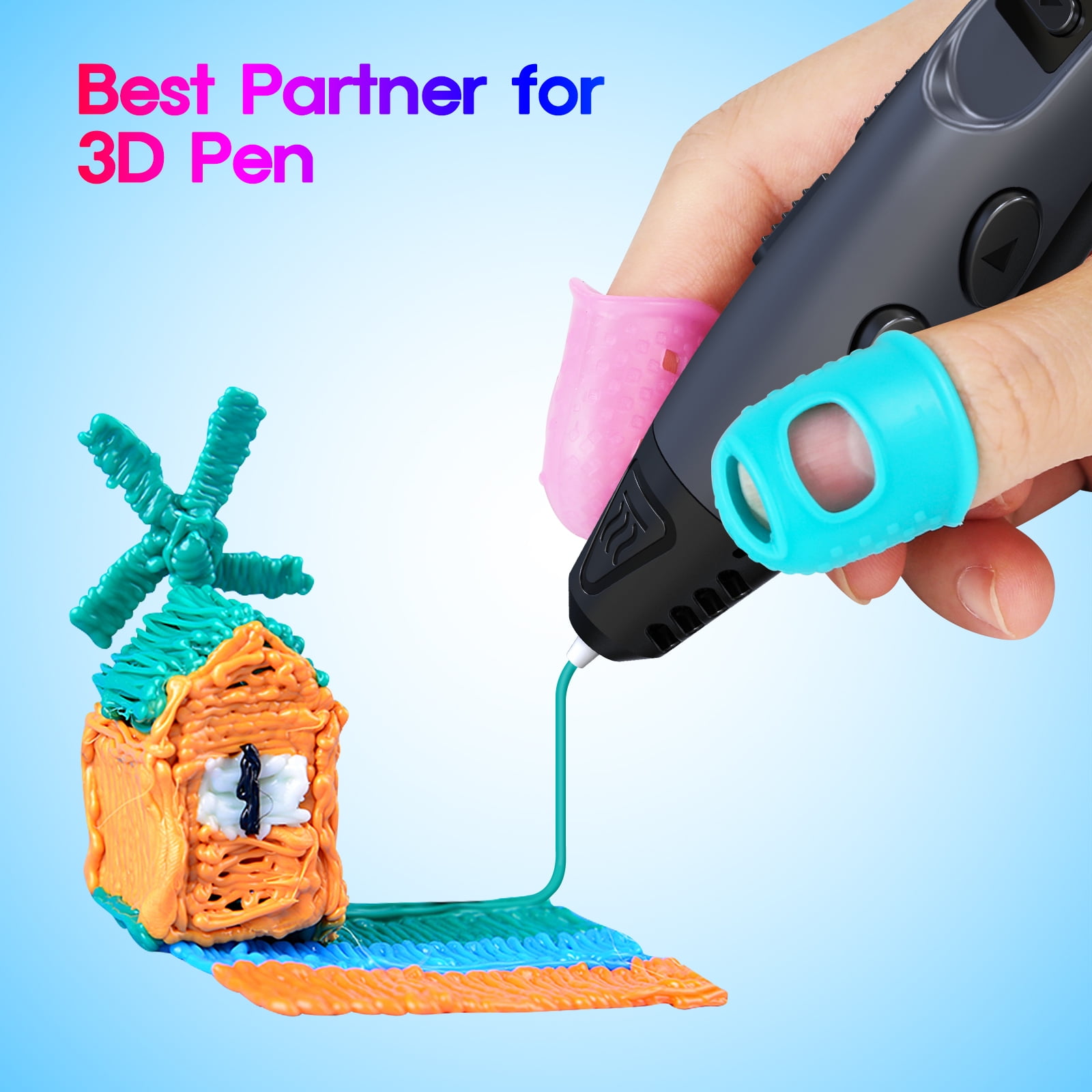 3D Pen Filament Refills, 20 Color 323 Feet for 3D Printer