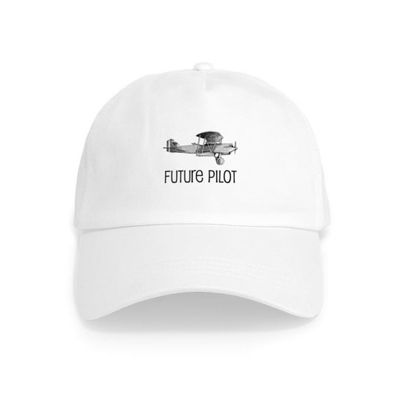 CafePress - Future Pilot Cap - Adjustable 100% Brushed Unisex Casual Cotton Baseball Cap, Beige, 1