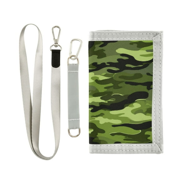 Novelty Wallets Foldable Novelty Wallets Prefect Gifts for Every Scene Army Camouflage